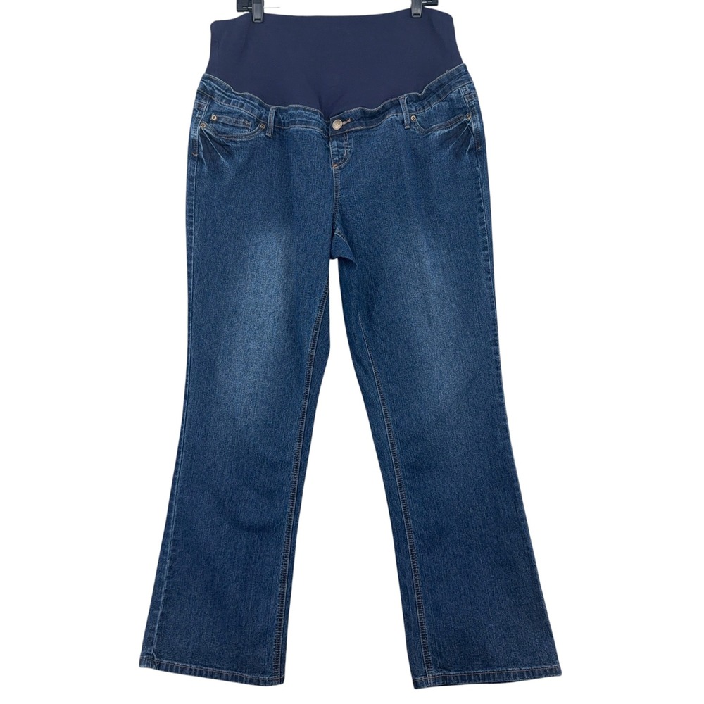 Hybrid & Company Maternity‎ Jeans Women 2X Cotton Blend Blue